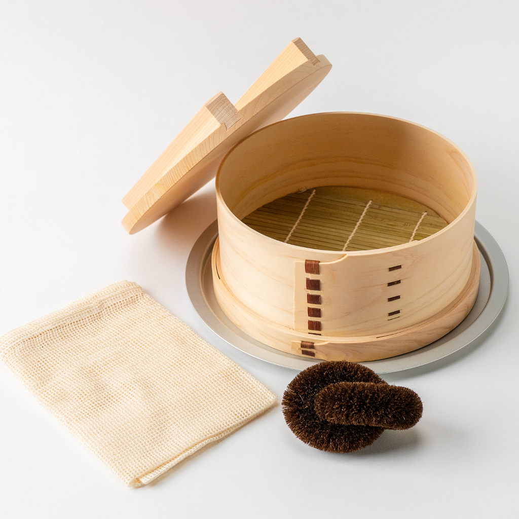 和せいろ ひのき ひのきの和せいろ21cmスターターセット一段/二段＜送料無料＞ – kitote