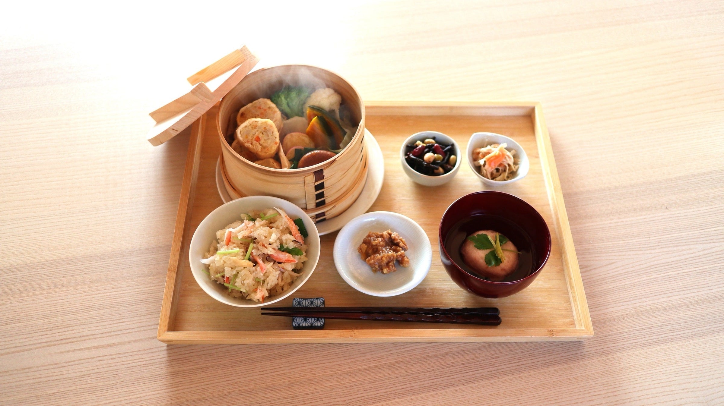 NIPPONIA美濃商家町UMEYAMA棟で味わう蒸しランチ