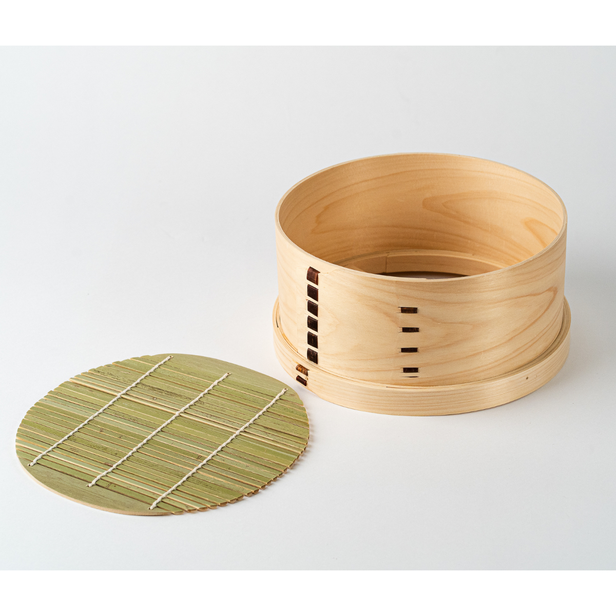 和せいろ本体・竹簾（蓋無し）15cm/18cm/21cm　＊二段目追加ご希望の方はこちらをご選択ください。＜送料無料＞